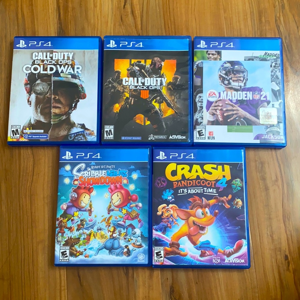 PS4 video games